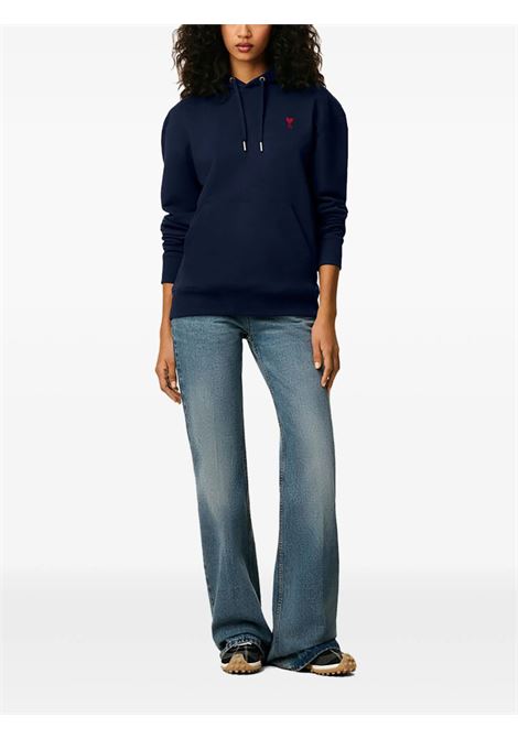 adc sweatrshirt man blue AMI PARIS | BFUSW235.730430